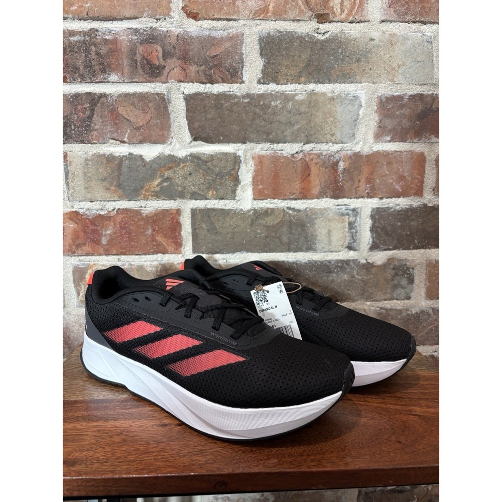 Adidas Duramo SL M Running Shoes, Mens Size 10.5, Black/Red/White IF9483, New/WB